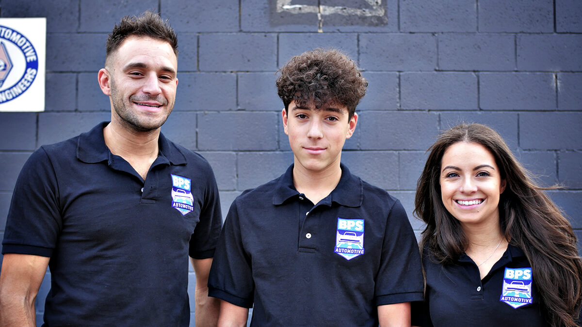 The BPS Automotive team in Mordialloc
